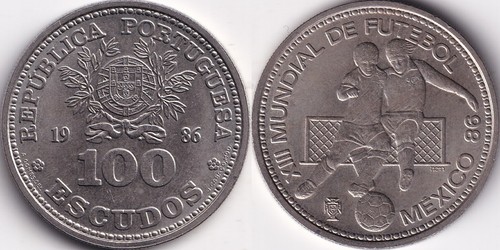 100 escudos 1986 - escudos,