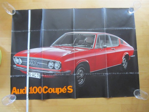 Poster pieghevole audi 100 - pieghevole,