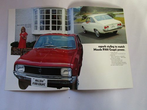 Mazda r100 coupe - coupe, brochure
